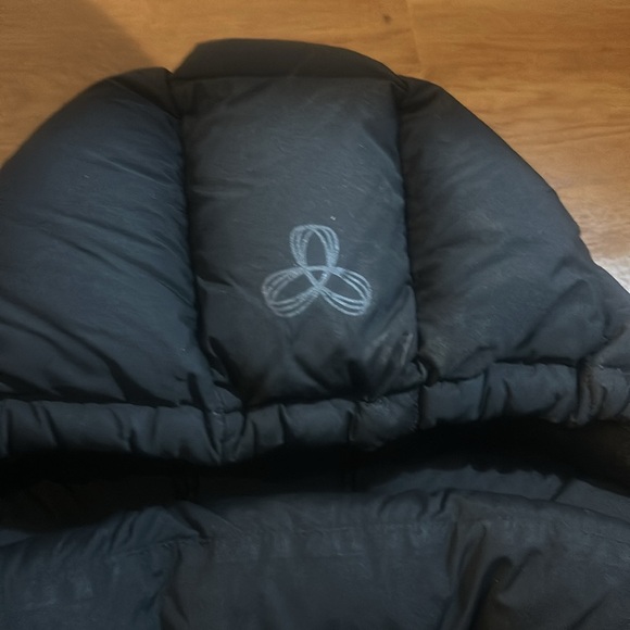 TNA Super Puff Olive Green Full Length Long Puffer Down Winter Jacket xxs - Picture 4 of 4